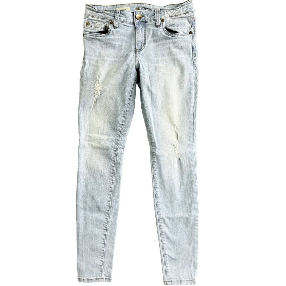 Y2K VTG KUT from the Kloth Toothpick Skinny Jeans Women’s 6 Grunge Distressed